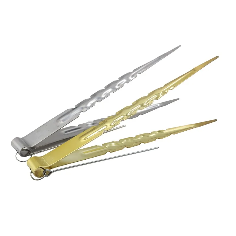 1PC Metal Shisha Hookh na uhlie kliešte Tongs Tinks Vodné potrubie Sheesha Chicha Narguile Cachimba Fajčiarske príslušenstvo Gadget