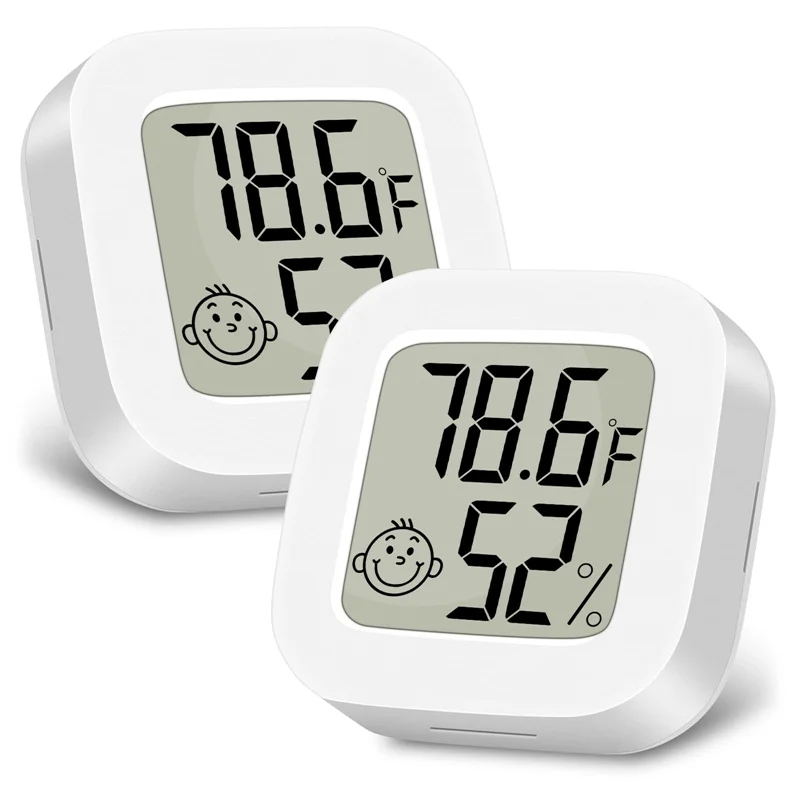 1pc mini digitálny teplomer Hygrometer miestnosť LCD zobrazenie teploty vlhkosti Monitor Indoor Pivin