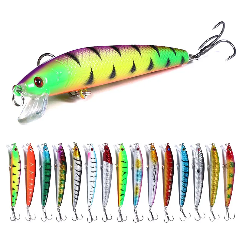 1pc Minnow Rybárska návnada 9,5 cm 8,5 g potápania 0,6-1,2 m predaja rybárska návnada Pesca plastová návnada kľuka