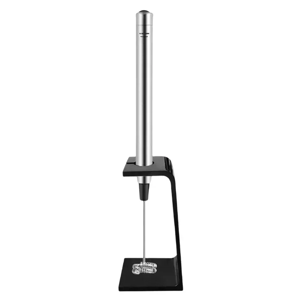 1pc mlieko Frother Battery Prevádzkovaná elektrickým vaječným šľahačom pitie mixéra so stojanom Mini Blender Mitter Kitchen Kuchynské náradie