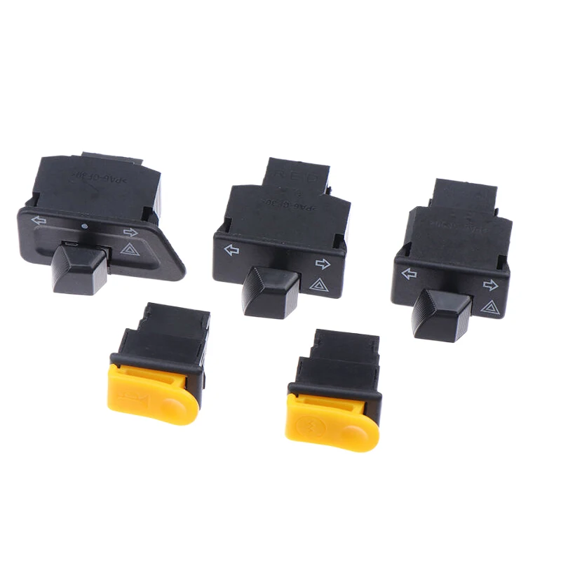 1pc motocyklové elektrické vozidlá Modifikácia dielov Výstražné svetlá Motocyklov Duálne spínačy Flash Turn Signals Svetla Štartér