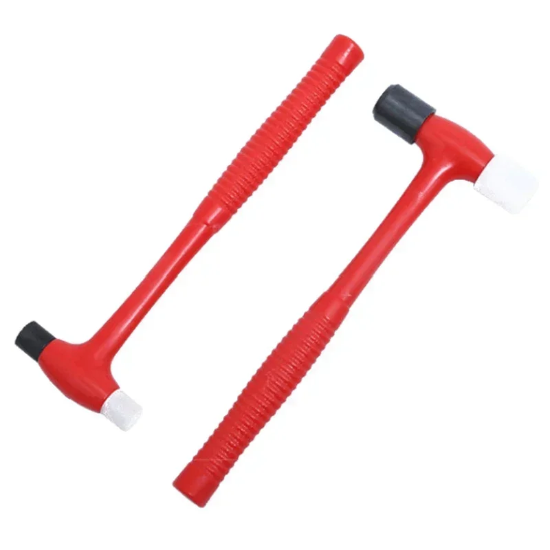 1PC Multifunkčný dvojitý koncový kladivo Mini Shock odolný kovový kladiv