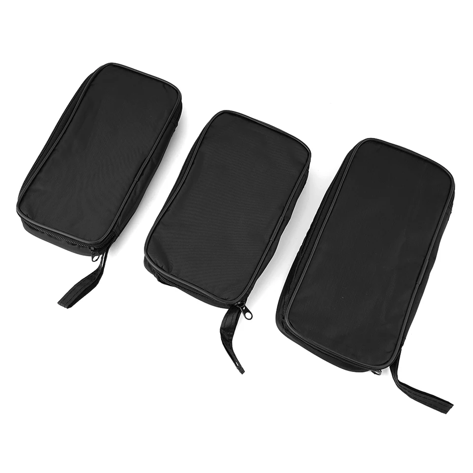1PC Multimeter čierna handrička Vodotesná a náradie náradia s mäkkým vreckom Balenie Black Multimeter Bag
