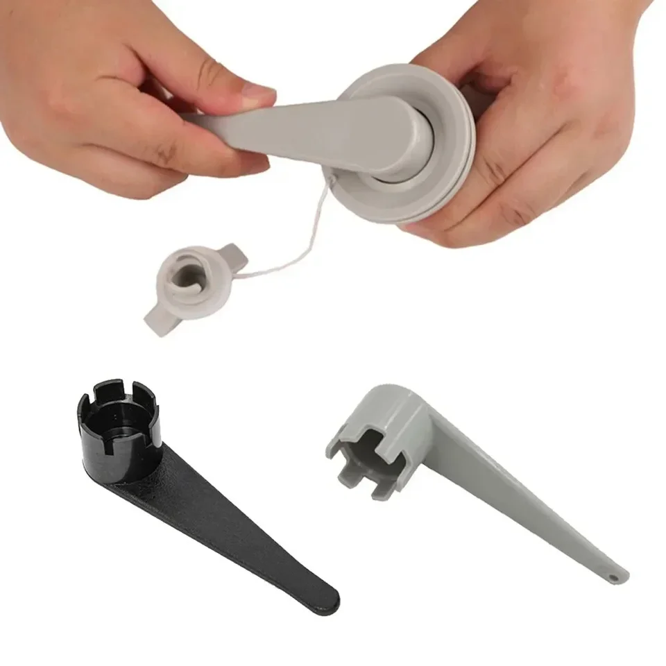 1pc nafukovací vzduchový ventilový kľúč 6 sekcií Kľúč PVC Spanner Release Ventil bezpečnostný vzduchový ventil páčnej páky Kit
