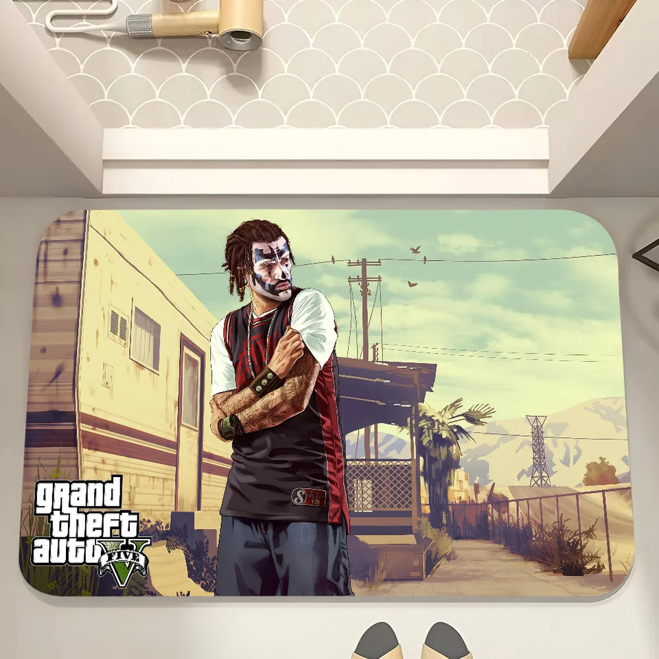 1pc Najobľúbenejší svet Classic Game GTA Anti-Šmyk