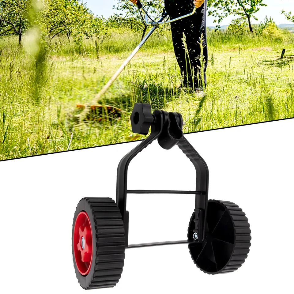 1pc nastaviteľná trávniková kosačka Podporná koleso Odnímateľný zastrihávač Auxiliary Wheels Lawn Mewer Cutter Nuintent Garden Power Tool