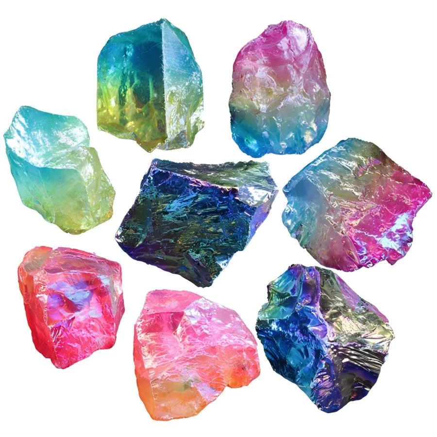 1pc Natural Crystal Suw Stone, pokovovaný kryštál, materiál na výplň vázy, darčeky pre deti/milenca, zbierka, suvenír, kutilstvo