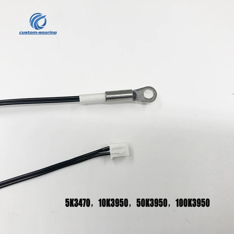 1pc NTC teplotný senzor 5k 10k 50k 100k 100k B3950 3470 NTC 10K NTC senzor 1% 0,5 m Model Model M4 M4 Vodotesný NTC10K