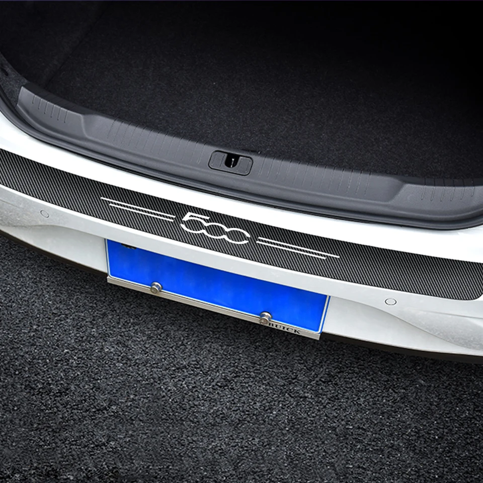 1pc nálepka na nálepku automobilov uhlíkové vlákno dekorácie pre 500 doplnkov automobilov