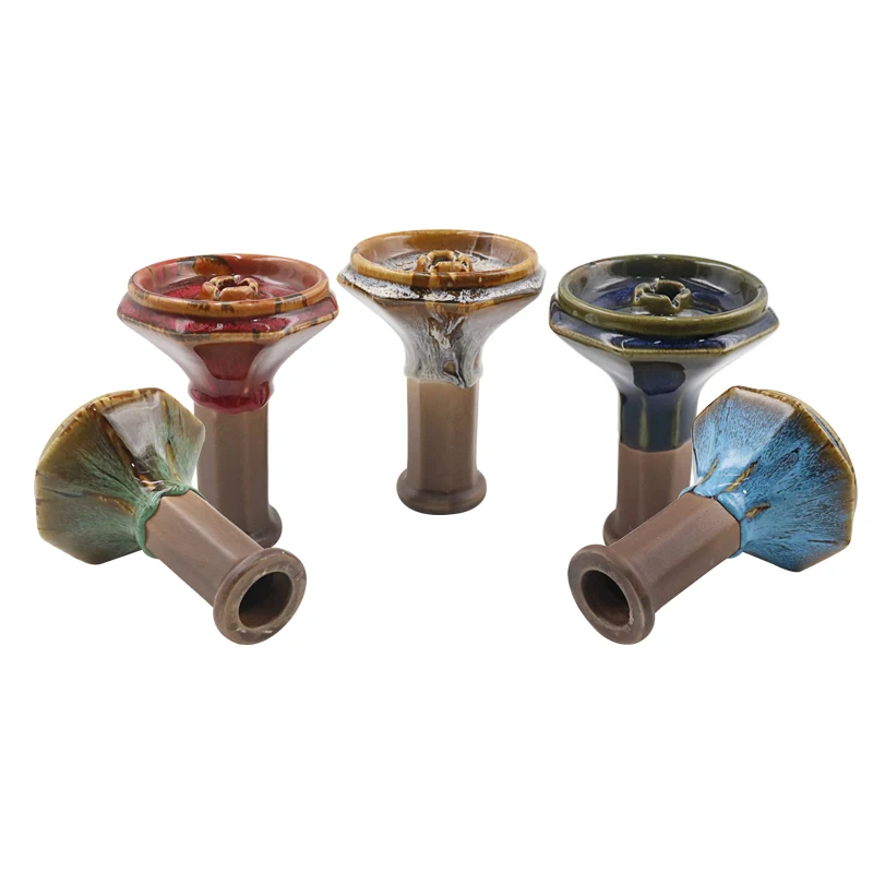 1pc obliko vodáka shisha hlava misa prémiová keramika vodná fajka shisha misa Narguile HookAh Shisha Narguile Cachimbas Sheesha Chicha