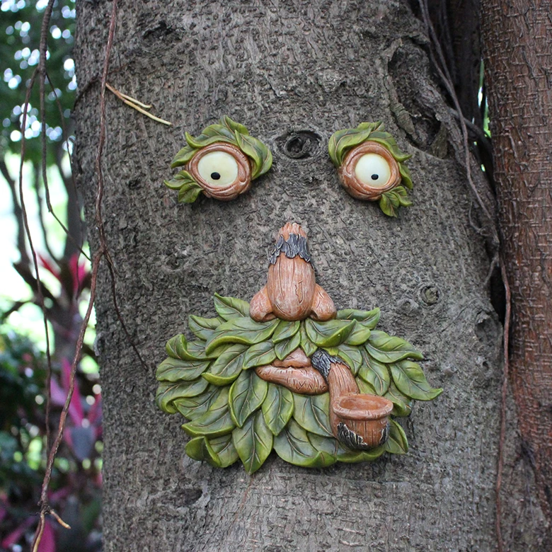 1PC Old Man Tree Hugger Garden Garden Tara