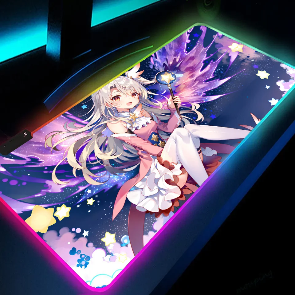 1pc osud kaleid vložka Illyasviel von Einzbern Anime Game Mat XXL RGB Gaming Mouse Pads
