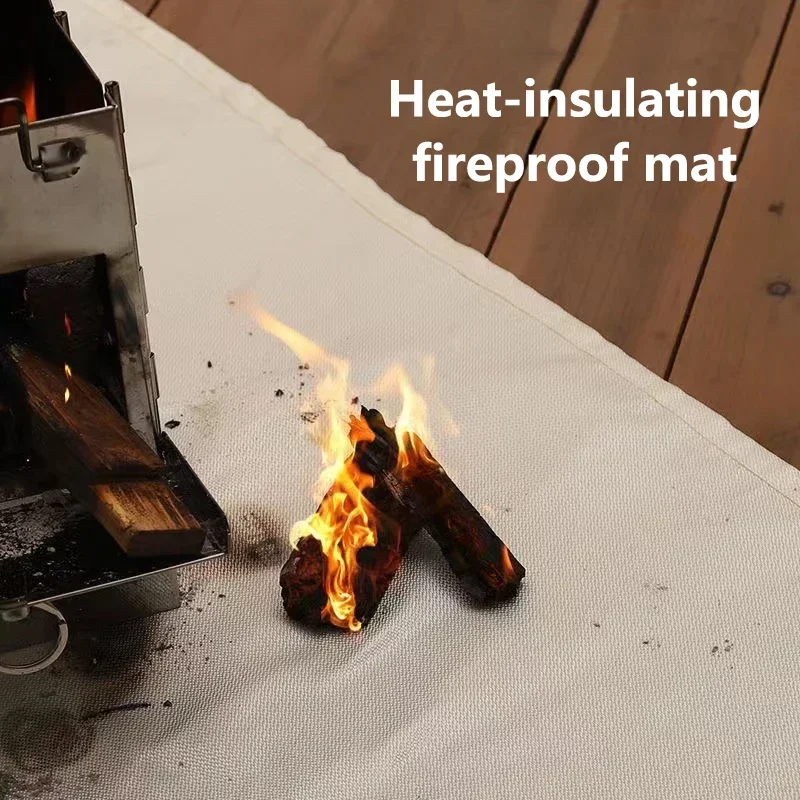 1PC Outdoor Camping Fire odolný voči pikniku izolácia izolácie izolácie Rat Retardant HILNÁ HILNÁ POŽIARNÁ DEKATELNÁ ROZ