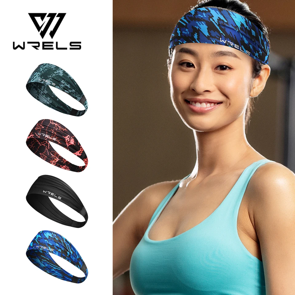 1PC Personalizované tlačiarenské tanečné vlasové kapely Bežné basketbalové fitness potenie absorbujúce nekĺzanie širšie športové vlasové kapely