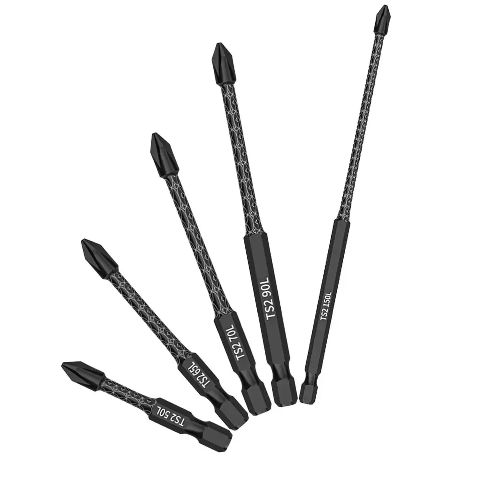 1PC PH2 krížový magnetický skrutkovač bit zliatiny oceľ proti šmykľavke dlhé vŕtacie kúsky Bit High Hardness Bit pre nástroj na vŕtanie