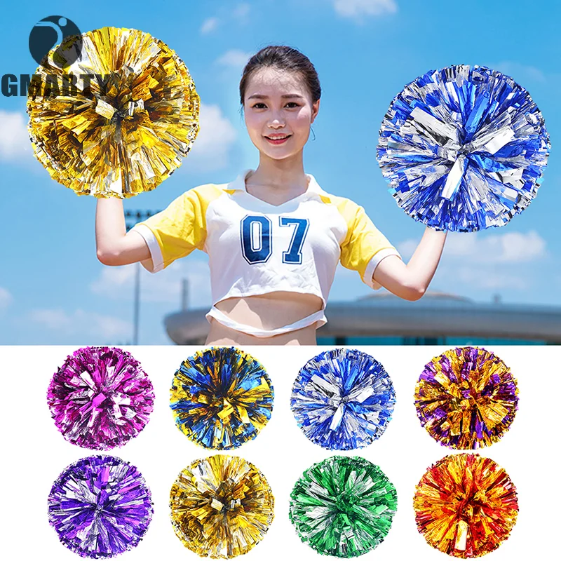 1PC Plastová rukoväť s dvojitým otvorom roztlieskavačky pom poms metallicky Streser Club Športové potreby Dance Party Club Dekorator Tools