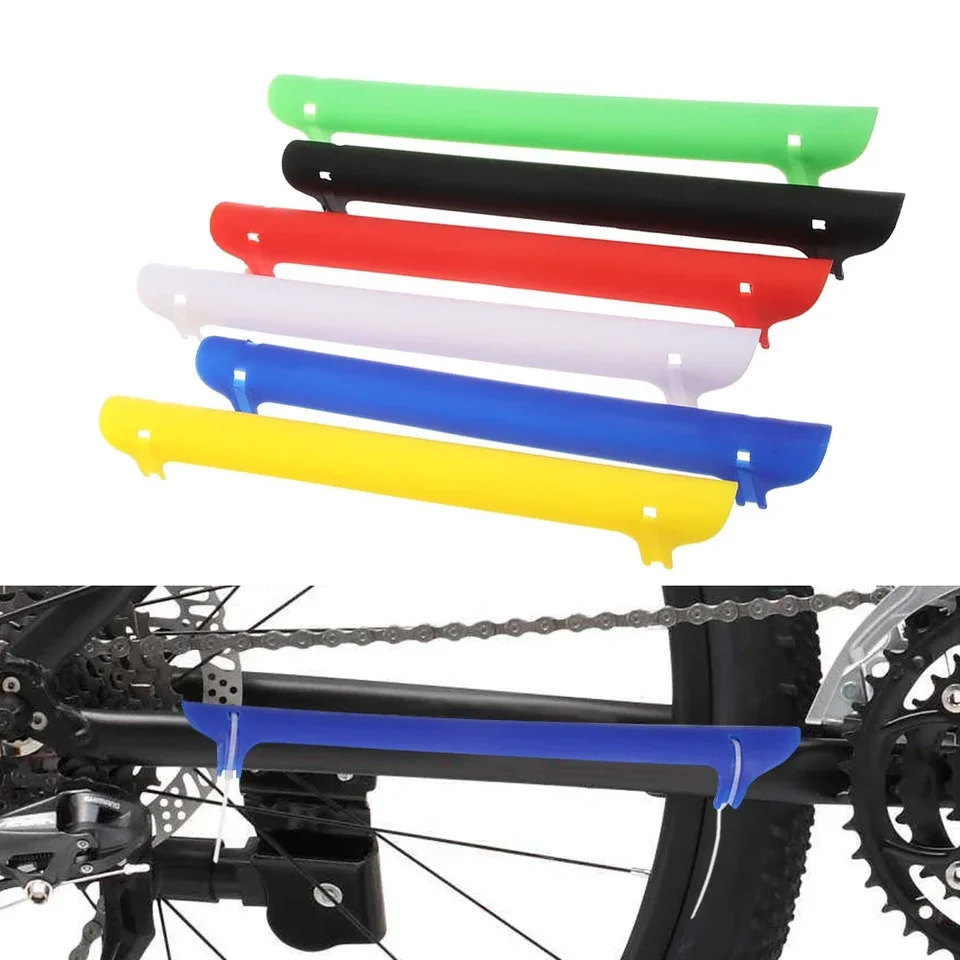 1pc plastový bicykel reťazec na ochranu cyklistického rámu Chránič chráneného reťazca zadného krytu kryt
