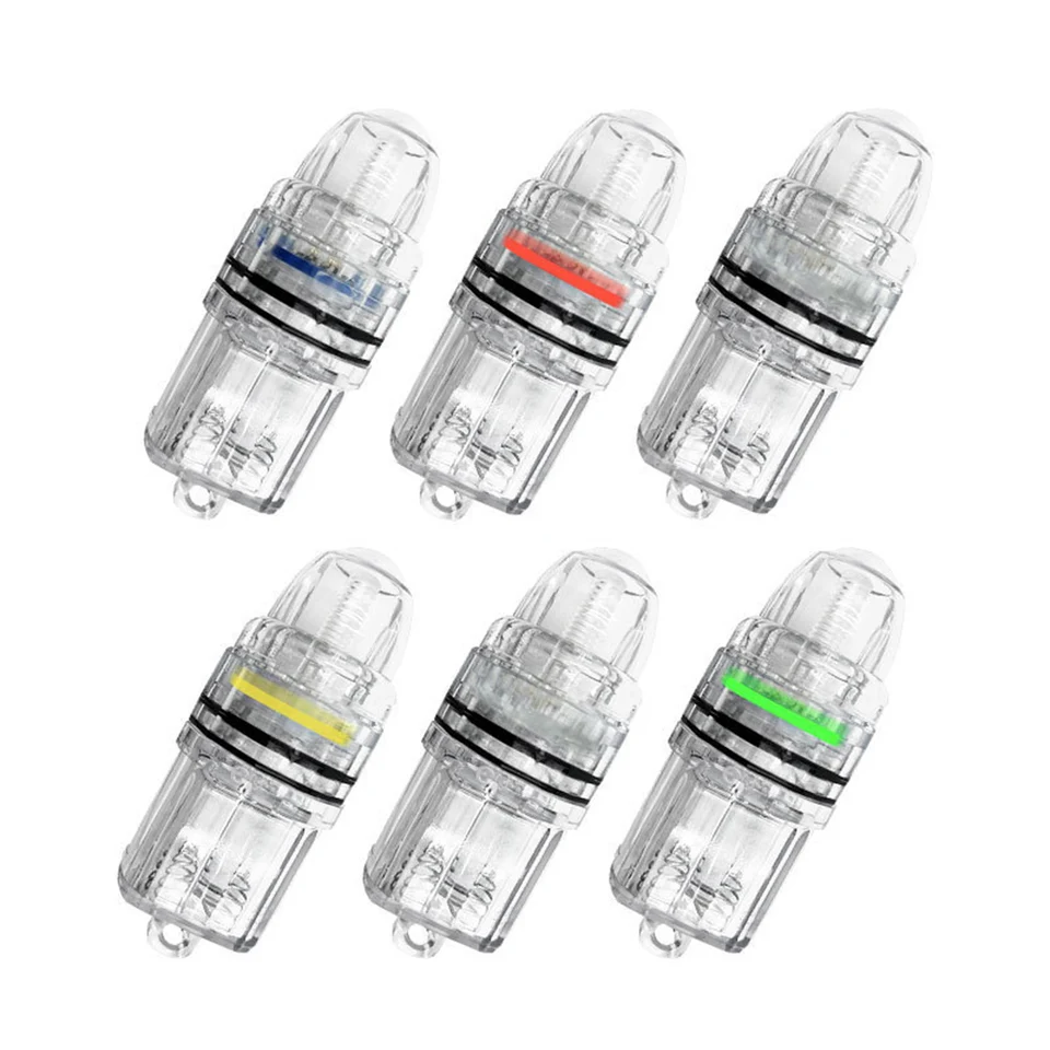 1pc pod vodou rybárske svetlo Rybárske nalákanie svetlo LED LED LED LACT LAMP ČASŤ PRÁVA RYBY SVYVÁLOM SILIKONOVÝM