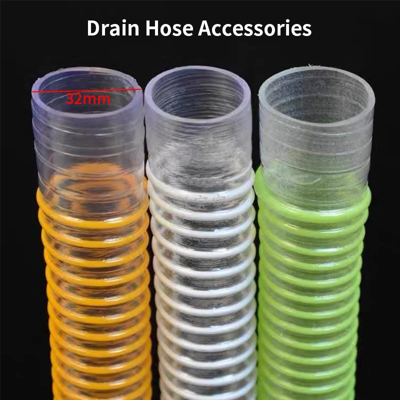 1PC Priemer odtokov kanalizačného odtoku Hadica 32 mm dĺžka 75 cm Nový materiál Dranážový hadicový potrubie toaleta Adaptér povodia bielizne povodia povodia