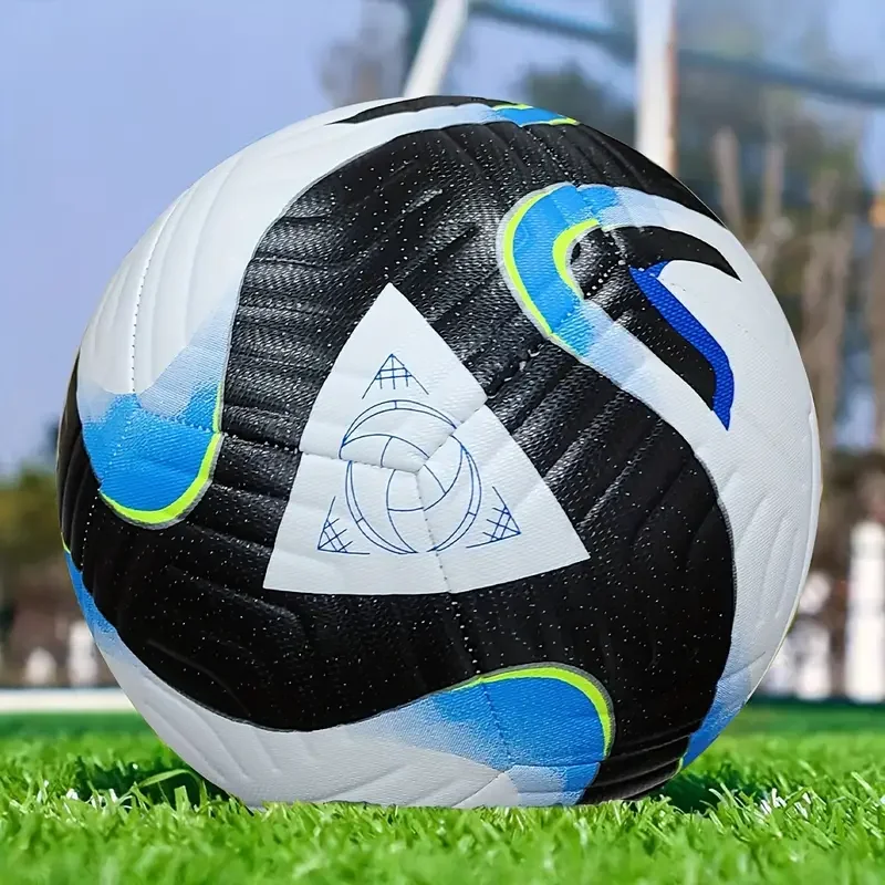 1PC Profesionálna futbalová lopta 5 (deflated) pre dospelých outdoorových súťažných tréningov, zábavné opotrebenie a