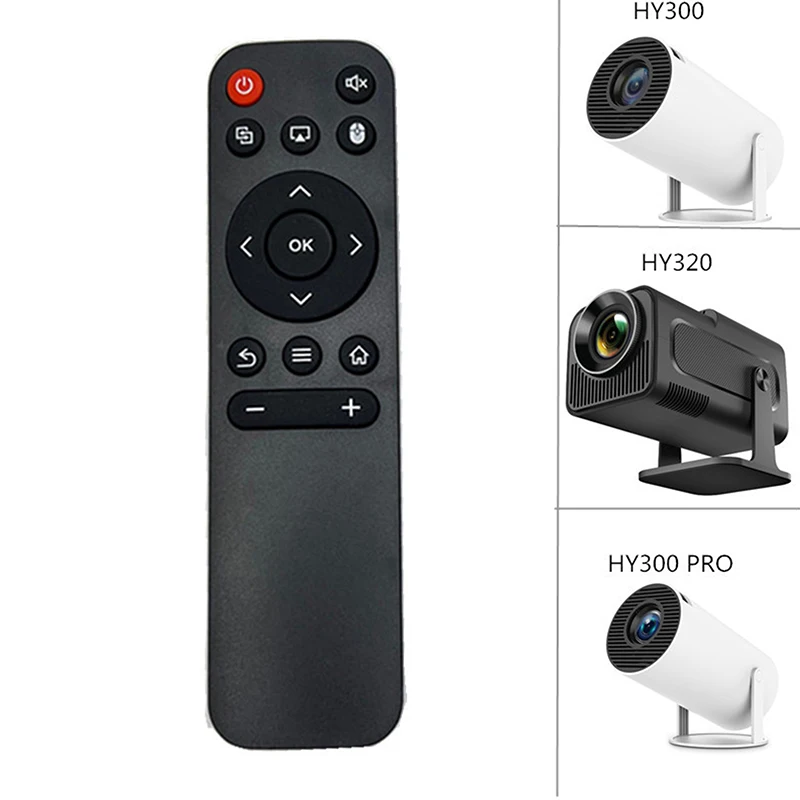 1pc projektor diaľkové ovládanie pre HY300 HY320 HY300 Pro Projector Prenosné ovládacie prvky vzdialené univerzálne inteligentné diaľkové ovládanie