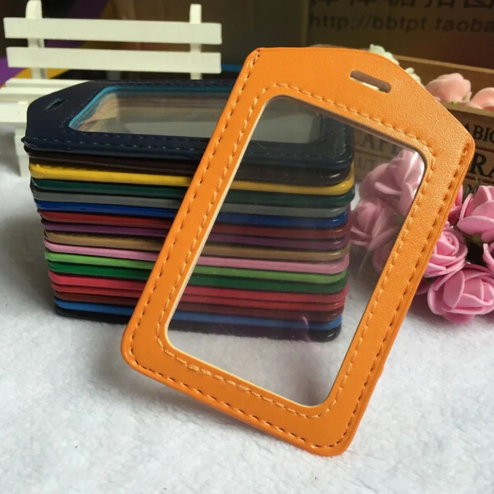 1pc PU karta držiteľ Candy Candy Prenosný reťazec módne ID identita zboru s kredit
