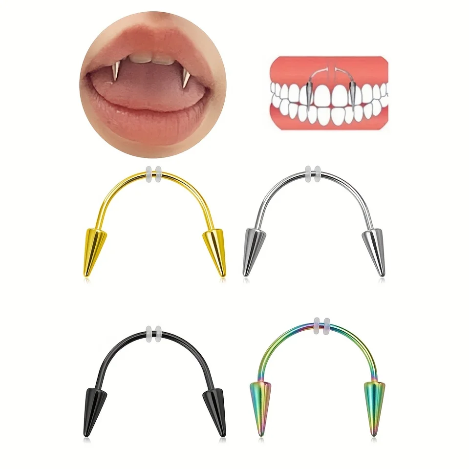 1pc pánsky 16G kužeľový septum prsteň z nehrdzavejúcej ocele podkov pod podkripovými piercingovými pery prstene 6Color Tragus Helix náušnice Body šperky