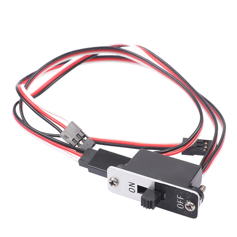 1PC RC Switch On-Off s náhradnou mužskou zástrčkou vysokou duplou s prepínačom konektora Futaba pre RC CAR RC RC RC Plane 25 cm