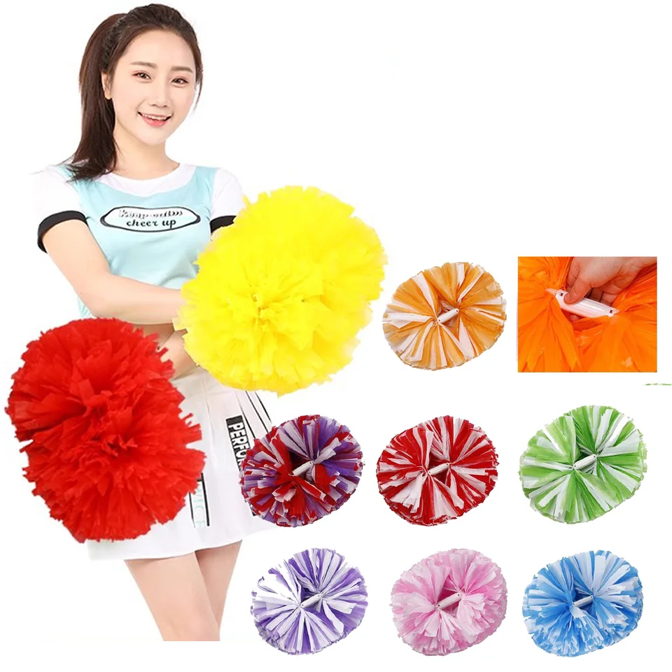 1pc rukoväte súťaž Kvetin Dance Party Dekorator Pom Poms roztlieskava