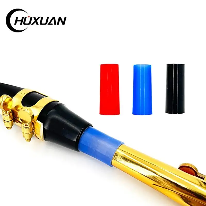 1pc saxofónový krk korokový gumový rukáv Silikónový prsteň odolného recyklovateľného pre alt tenor Sax saxofónový prístrojový prístrojový prístroj