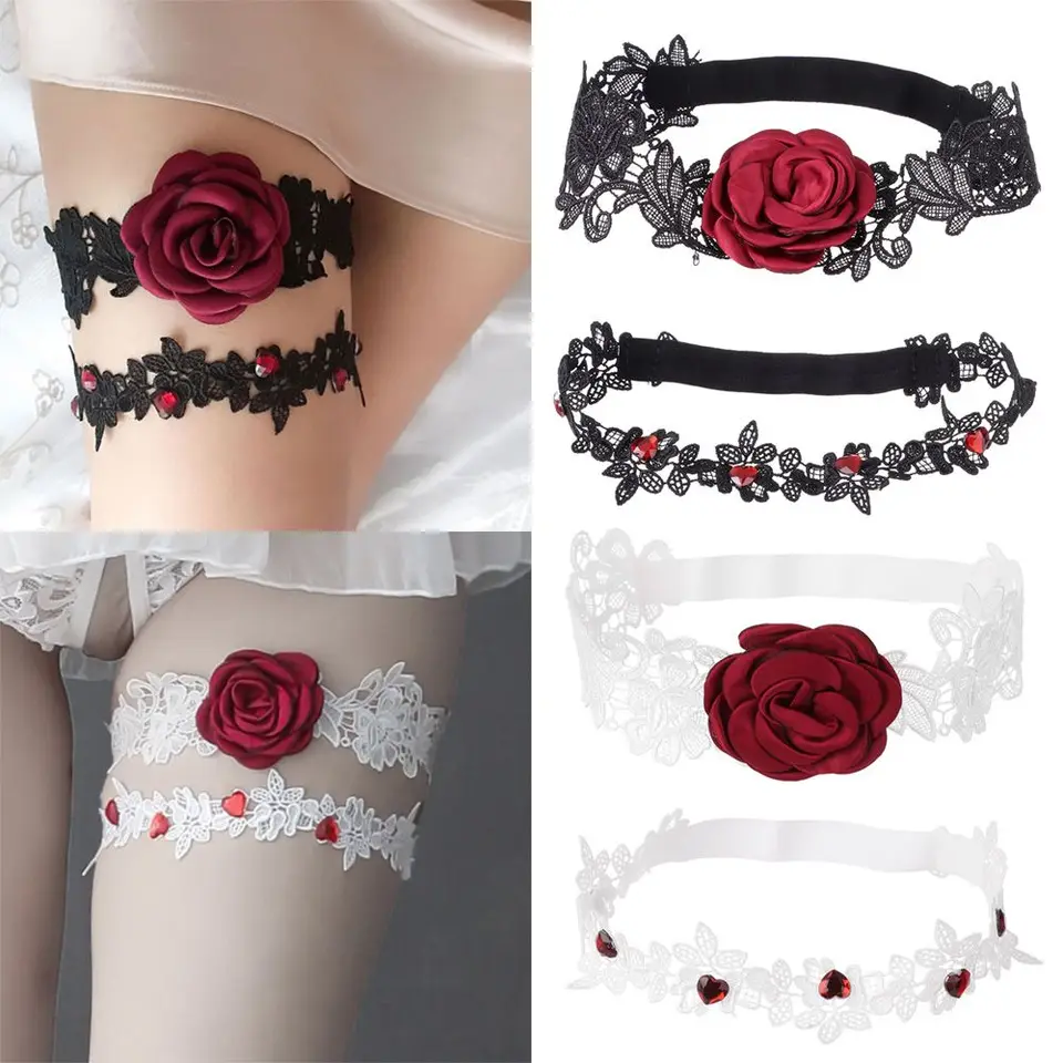 1pc sexy červené ružové kvetinové obrys