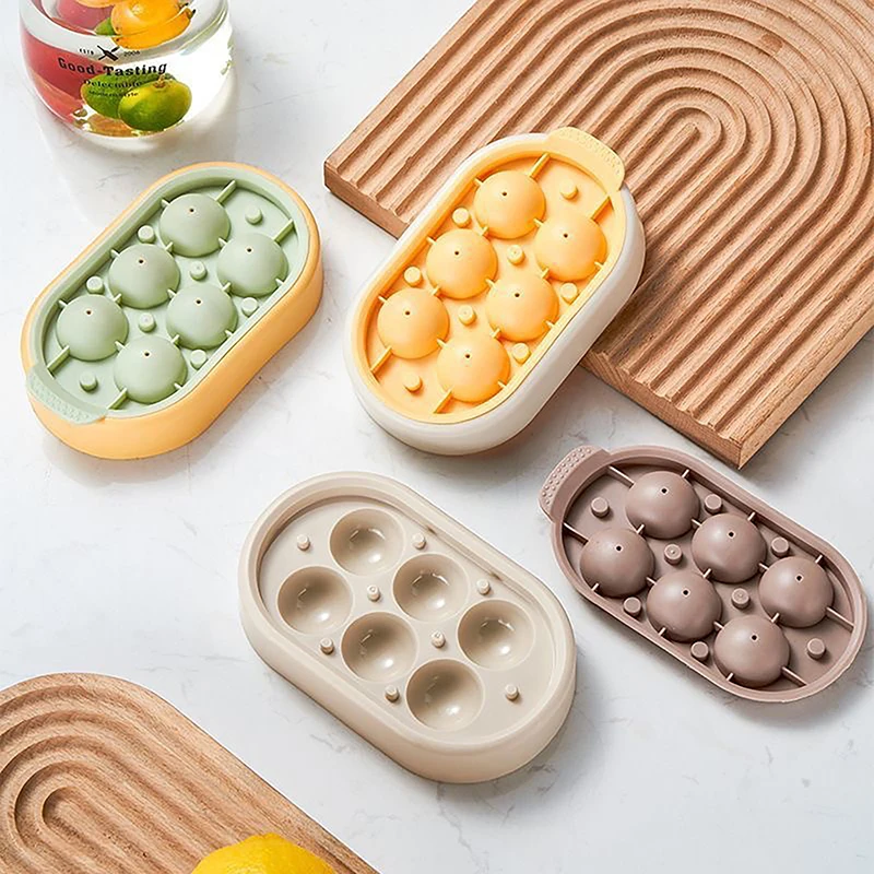 1PC Silikónová ľadová mriežka mrazená ľadová kocka artefakt ľadu na výrobu plesňového ľadového podnosu s vekom ľahko demouldovo kockovou plesňou