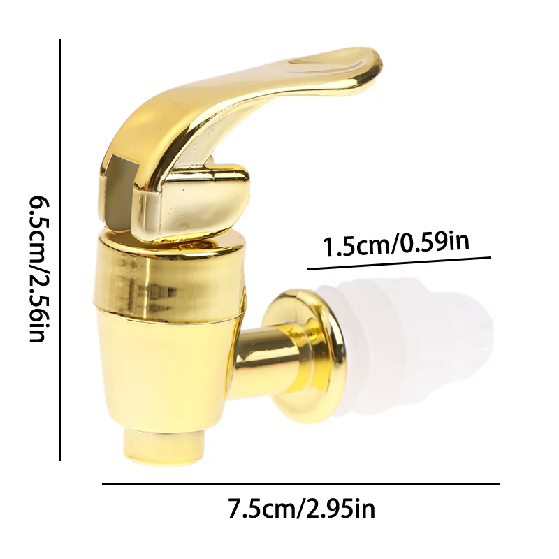 1pc sklenené víno fľaša Faucet Jar