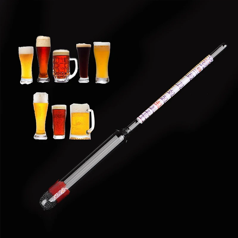 1PC sklenený domáci alkoholový meter