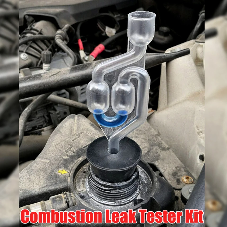 1pc spaľovanie detektor detektora testera Plastový detektor nástrojov Blok tesnenia hlavy 30 ml Diagnostické nástroje na benzín/dieselový automobil