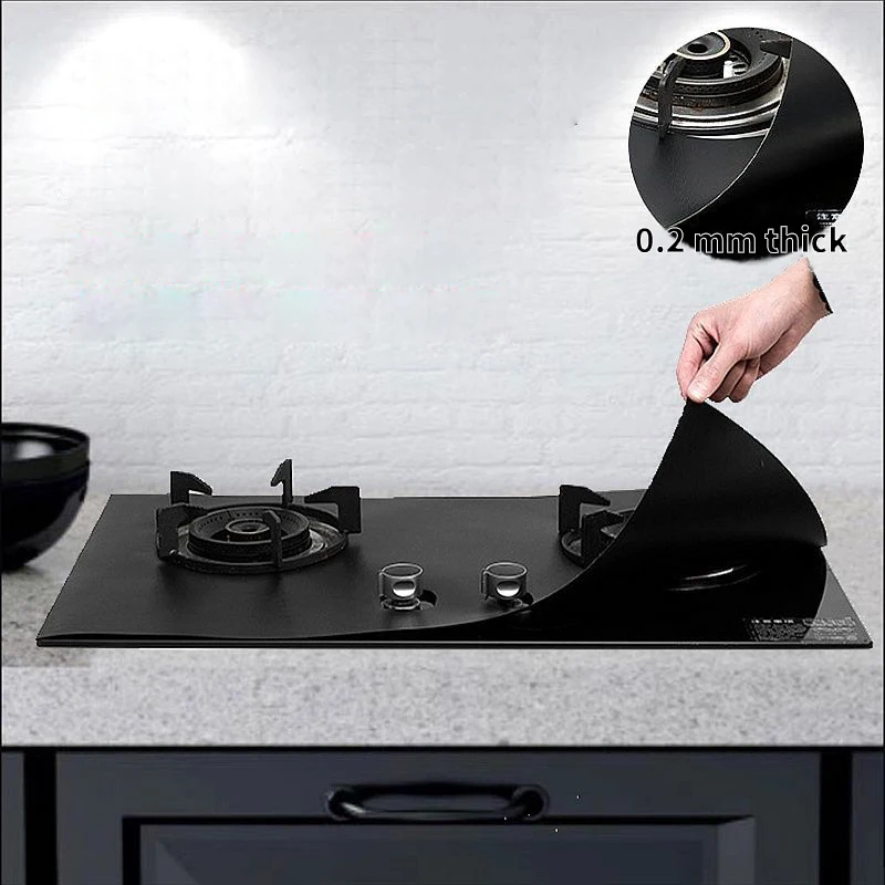 1pc sporák Ochranný kryt plynový sporák ochranca kuchynské doplnky Kryt Cooker kryt kachle horný chránič Čistiaci podšívka