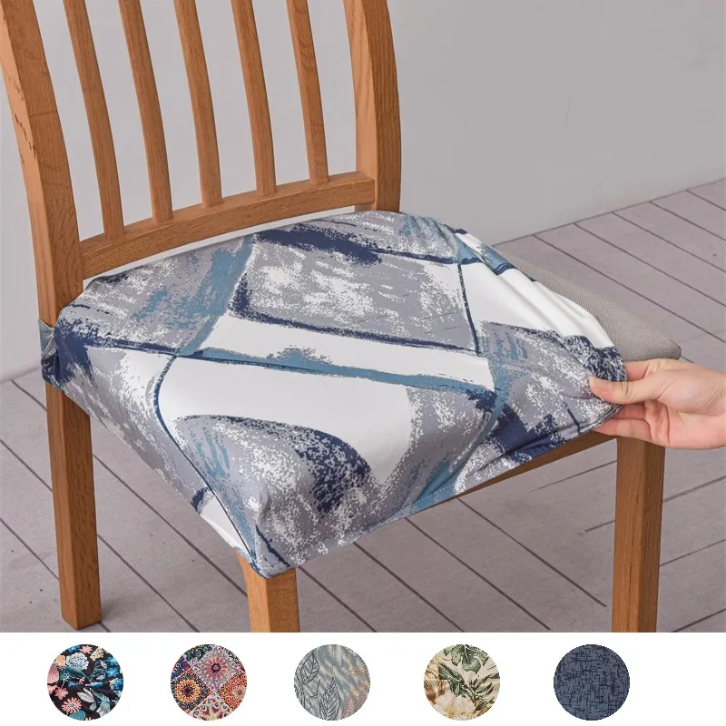 1pc stoličkový obal Český štýl Elastic Elastic Anti-Dirty Stoličky vankúšové kryt