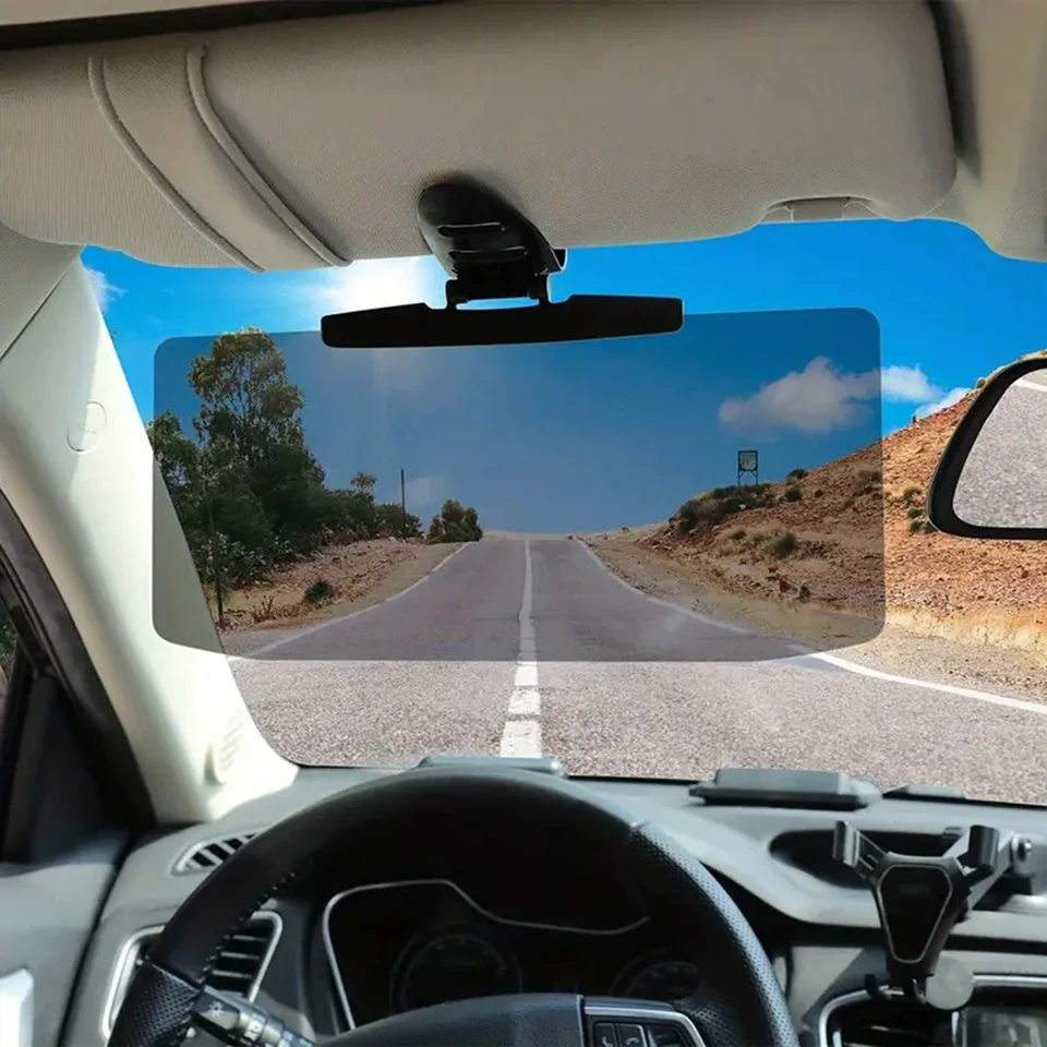 1pc Sun Visor pre auto, univerzálny protilarizovaný polarizovaný automobilový predlžovací blok slnečného bloku, chráni pred bludným svetlom