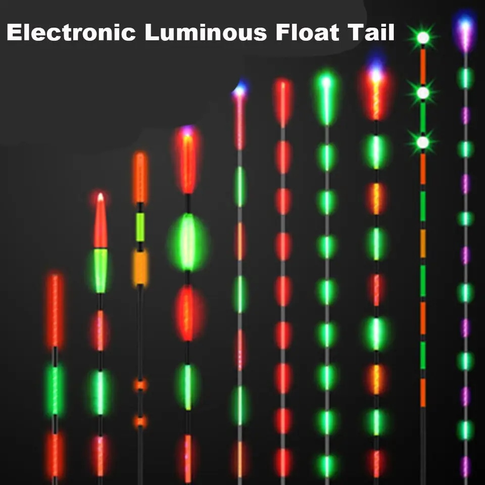 1pc super jasný LED rybársky rybolov inteligentný float horný ultra citlivý indukčný elektronický plavák bójový žiarivý CR425 batéria