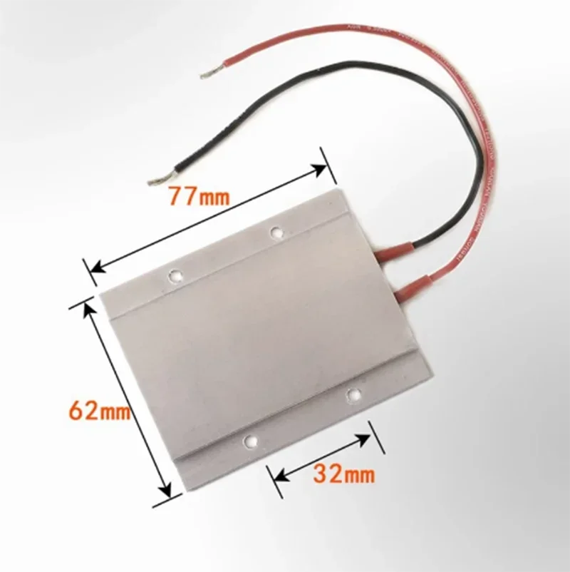 1pc tekutý vzduchový elektrický ohrievač konštantná teplota keramika 77x62x6mm PTC Vykurovacia doska 12V 24V 110V 220V 60C 70C 80C 100C-250C