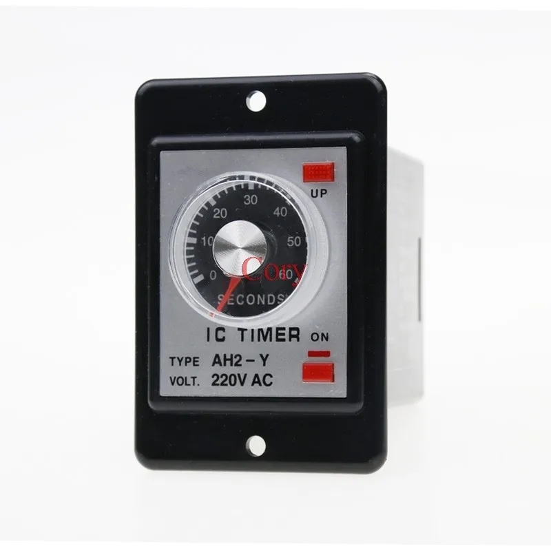 1PC Time Controller AH2-Y/Y2 Časový relé oneskorenia výkonu 1/3/6/10/30/60S/min.