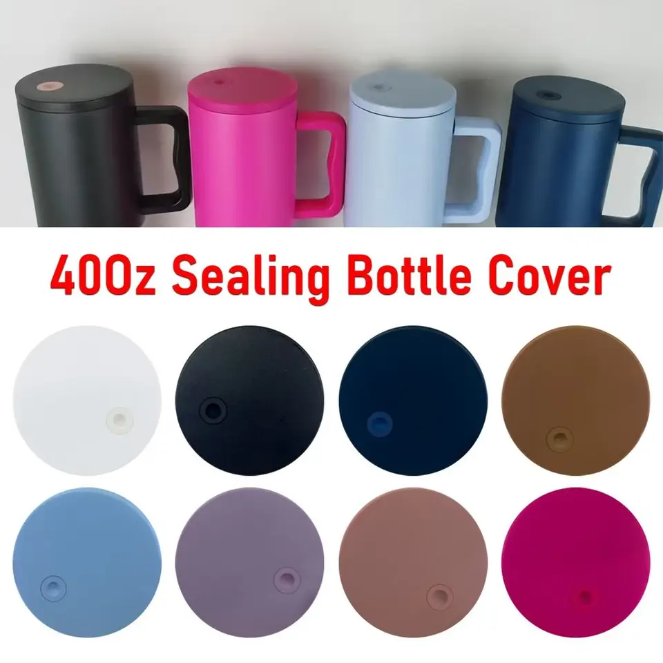 1pc Tumber Bottle Cover Trvalé splash rozliatie Proof Plast Plast Cup 40oz Temos Cup Cap pre Stanley Quencher H3.0