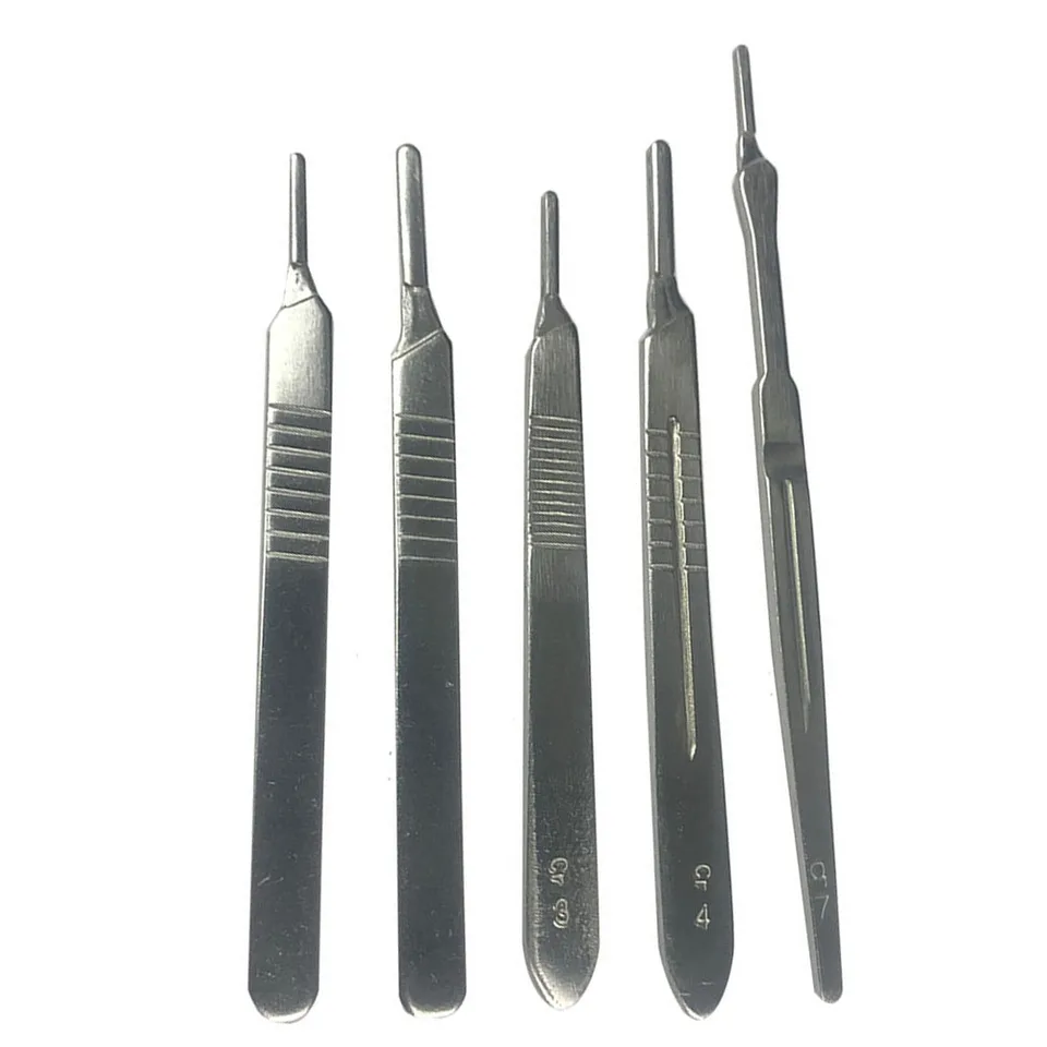 1pc uhlíková oceľová výmena rukoväte čepele DIY strihanie ručných náradia 3# 4# nekĺzavá remeselná gravírovacia rukoväť