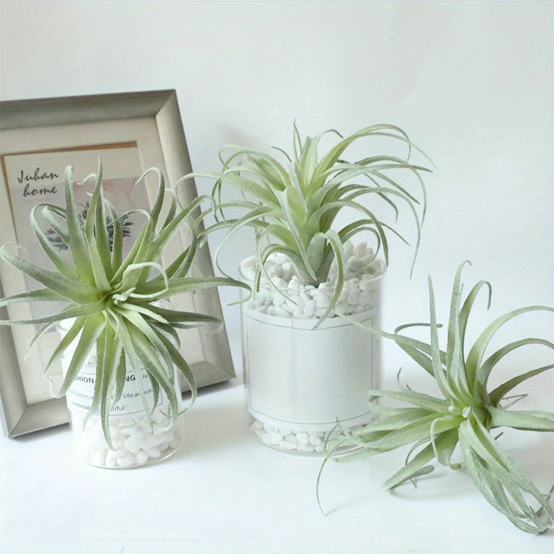1pc umelý ananás Grass Mini sukulentné vzduchové rastliny falošné kvety Domáca záhrada Balkón Wall Decorácie pre slávnostnú párty