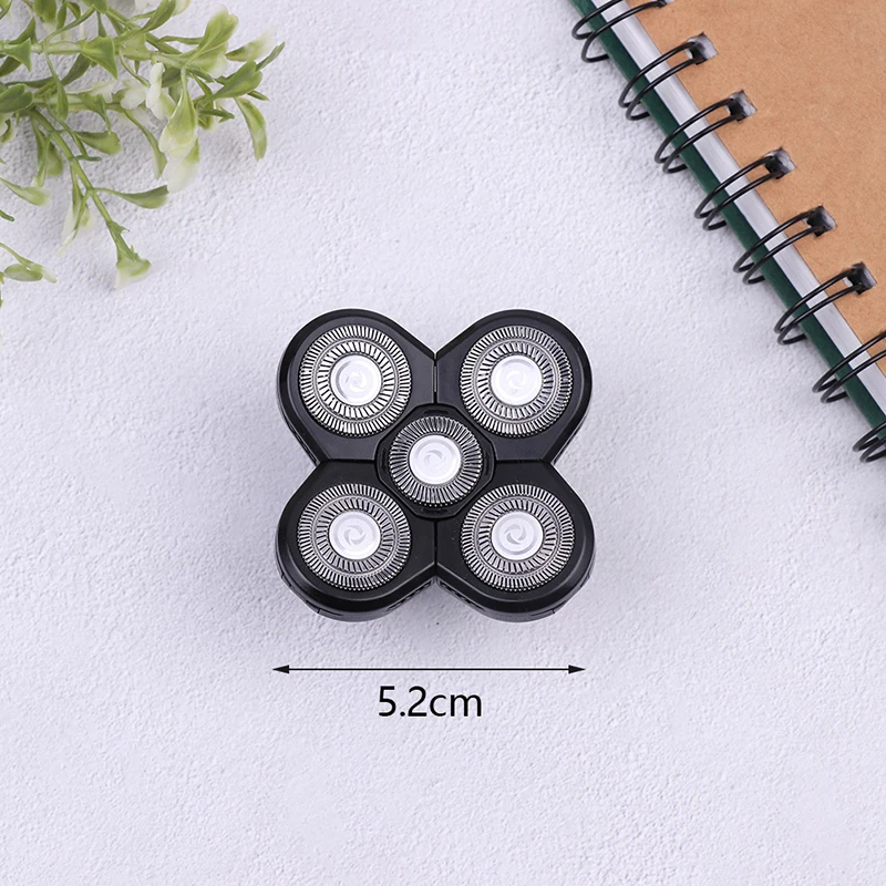 1pc umývateľné muži 5 Blade Razor náhradné holenie hlavy pre alternatívne plávajúce elektrické 5D hradiace zastrihávače súprava