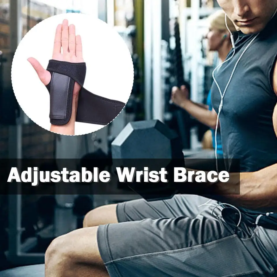 1PC Upravte dlahu výmenu artritídy BandbandAge Orthopedic Support Hand Carpal Brace zápästie Brace Tunnel prst prstka zápästie I3R5