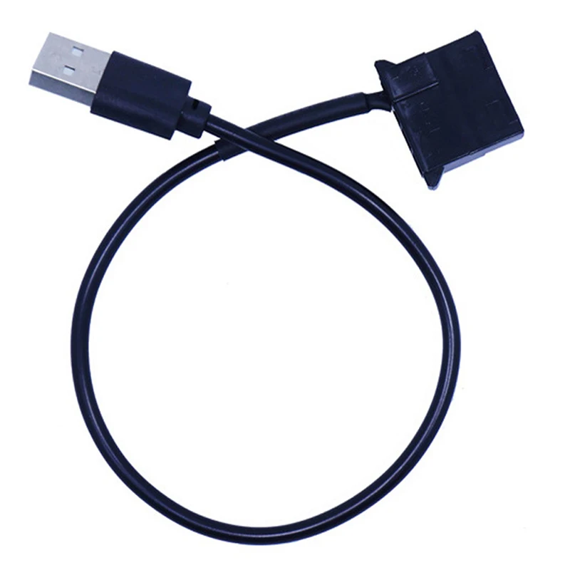 1pc USB až 4 Pin Molex Ventilátorový kábel káblového kábla Puzdro Adaptér 4pin ženy až 5 V USB mužský adaptér USB Adapter kábel