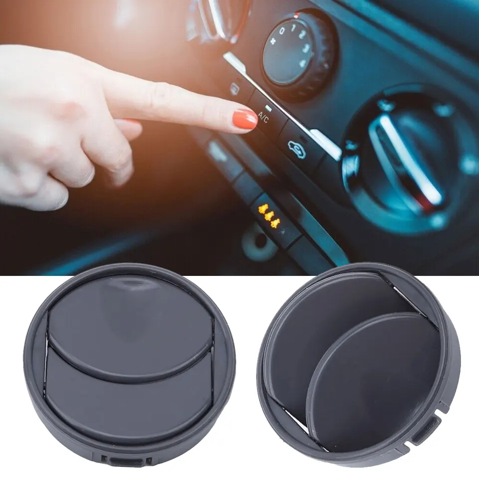 1PC Venný prístrojový panel Venok klimatizácie Deflektor Duflektor Small Air Outlet Side Vent Rotation Venter automobil Elektrické príslušenstvo