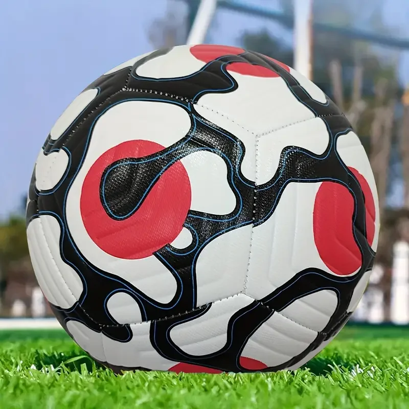 1pc Veľkosť 5 Stroj Profesionálny futbalový loptičku, profesionálny guľôčkový loptičku odolný voči opotrebovaniu, pre vnútornú vonkajšiu zábavu