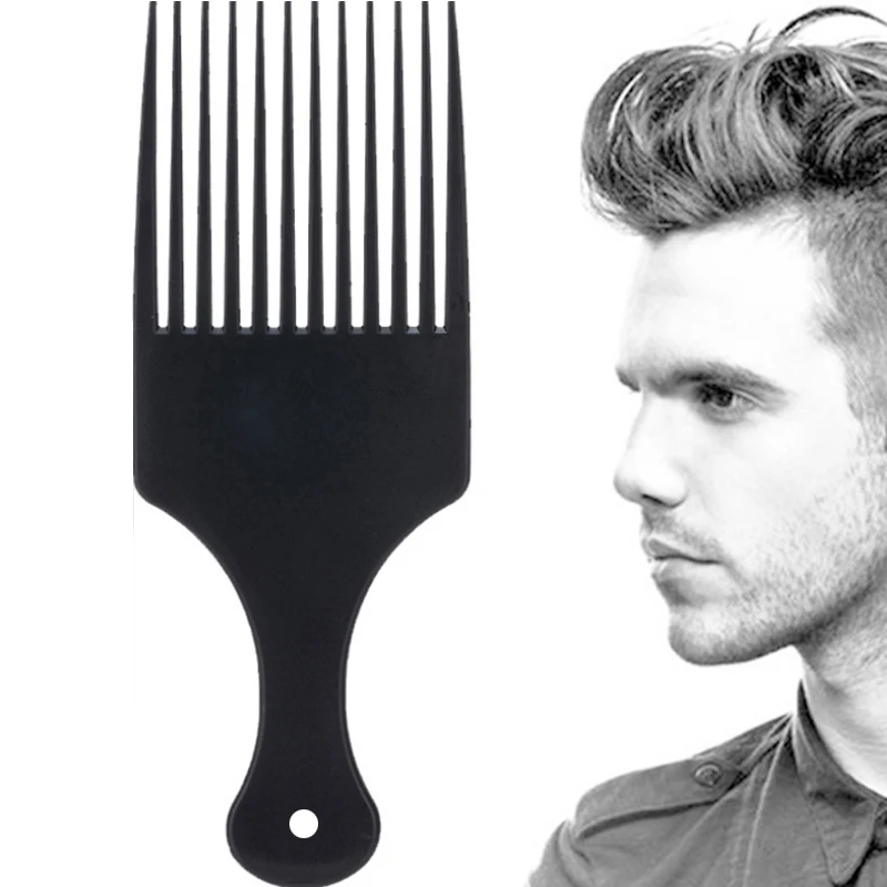 1pc veľké zubné hrebeň Profesionálne kučery styling vlasov Nástroj Braid Hair Kaderné kaderníctvo Comp plastický hrebeň kučeravý afro kader